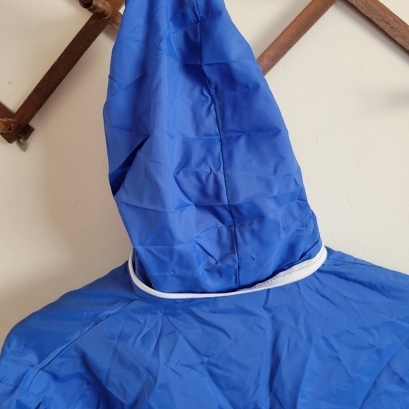 Vintage Crater Lake Windbreak Full Zip Jacket Lightweight Blue M Medium - Picture 6 of 11